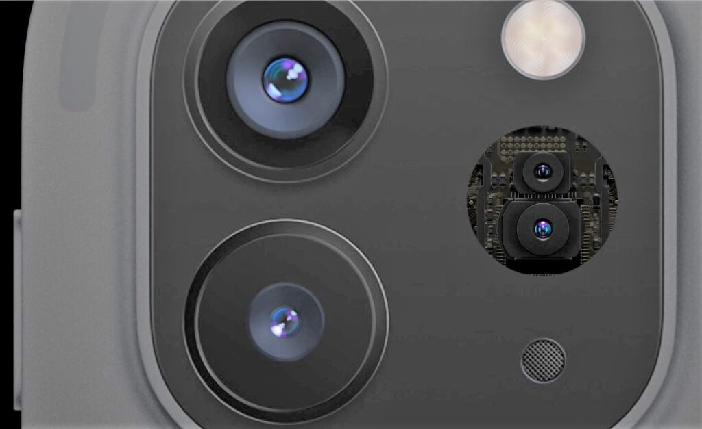 Lidar sensor in iPhone12 pro